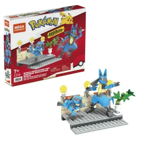 MEGA POKEMON LUCARIO RIOLU SET