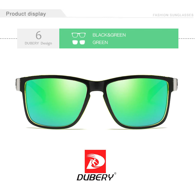 Lentes-de-Sol-DUBERY-Sport---Polarizados---UV400---Verde