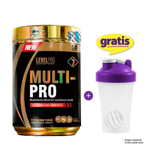 MULTIVITAMÍNICO MULTI-PRO 500 G. LEVEL PRO