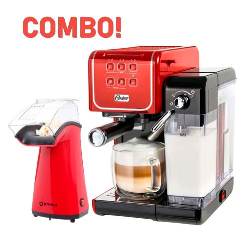 Cafetera Oster PrimaLatte Touch BVSTEM6801R Pop Corn Imaco PO120R