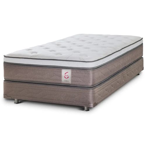 Box Tarima New Style 6 2 Plazas + 2 Almohadas Memory Max