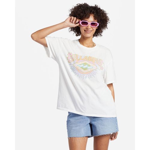 POLO PARA MUJER MANGA CORTA AROUND THE SUN BLANCO BILLABONG