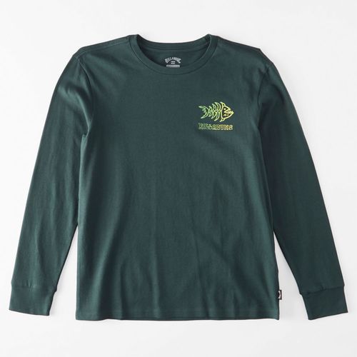 POLO PARA NIÑO MANGA LARGA SHARKY VERDE BILLABONG