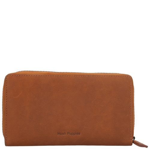 BILLETERA HUSH PUPPIES CUERO TH ELEANOR MARRÓN PARA MUJER