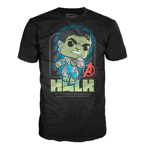 POLO T-SHIRT POP MARVEL AVENGERS ENDGAME - HULK (MEDIUM)