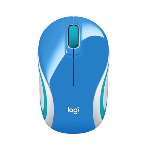 Mouse Logitech M187 Mini, Wireless, Ultra Portable, Blue (910-005360-B)