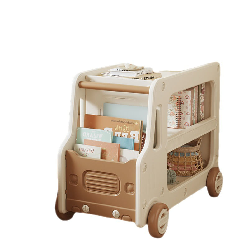 Camion-Estante-Marron-para-Niños