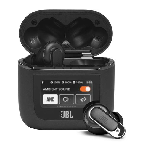 Audífonos bluetooth True Wireless JBL Tour Pro 2 resistente al agua IPX2, duración máx. 8 horas, cancelación de ruido, negro