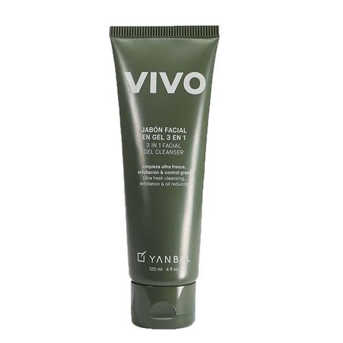 Vivo Jabón facial en Gel 3 en 1 Para Hombre 120ml