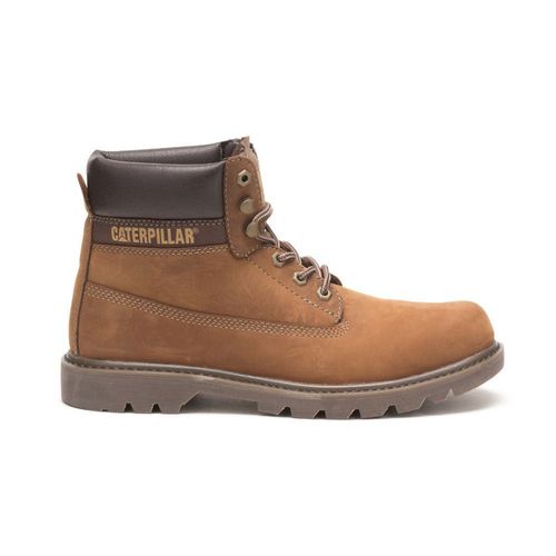 Botas para Hombre Cat Marron Cuero