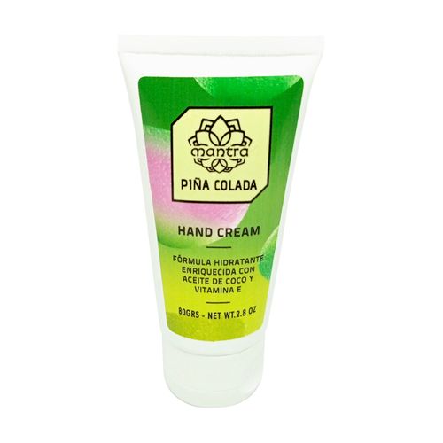 Crema de manos Humectante Piña Colada Mantra 80grs