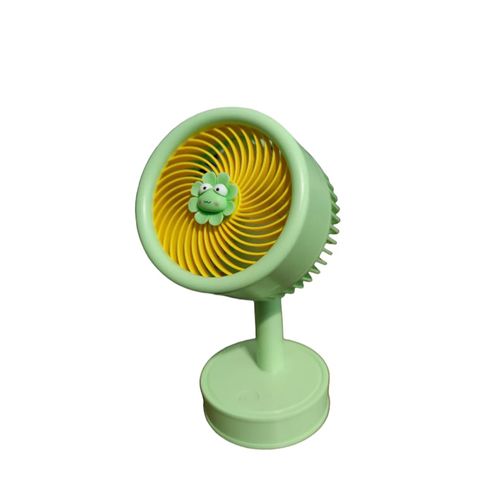 MINI VENTILADOR USB PORTATIL DE ESCRITORIO YASE YS-2256 VERDE ANIMADO