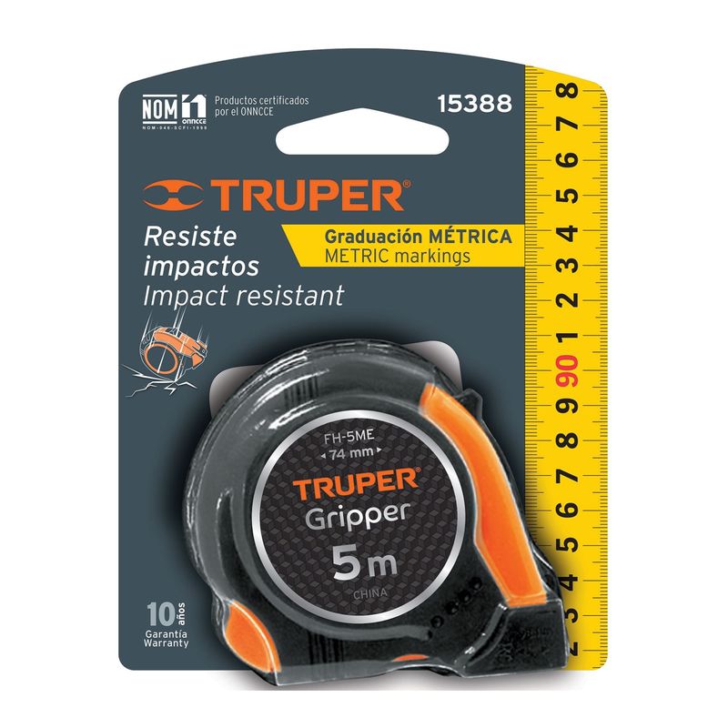 Wincha-cinta-metrica-Gripper-5-m-Truper