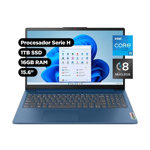 Laptop Lenovo Ideapad Slim 3i Intel Core i5 12a Gen 8 Núcleos 16GB 1TB