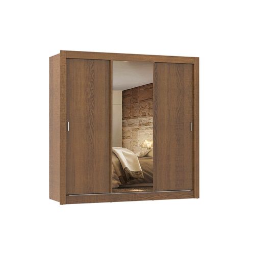 ROPERO 3 PUERTAS CON ESPEJO ROMA RUSTIC