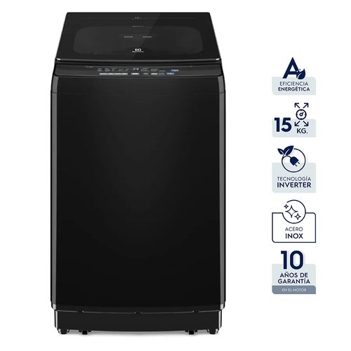 Lavadora Electrolux Inverter 15KG EWIP15F2XSWB Negro