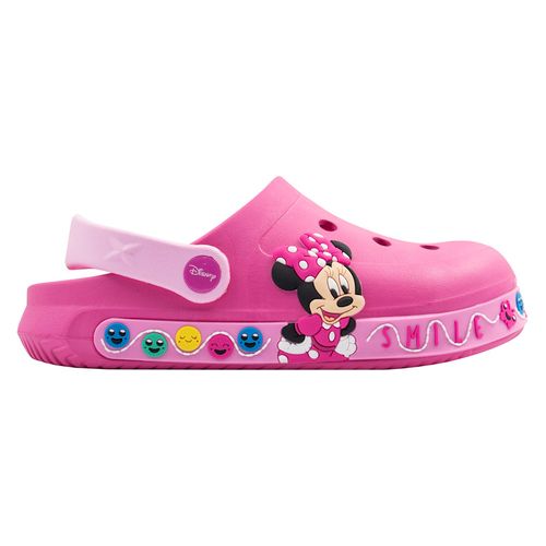 Sandalias para Niñas de Minnie Mouse tipo Crocs Fusia