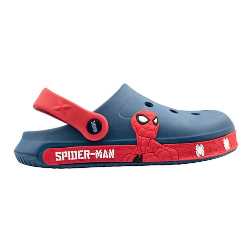 Sandalias Spiderman para Niños tipo Crocs Azul Mariño
