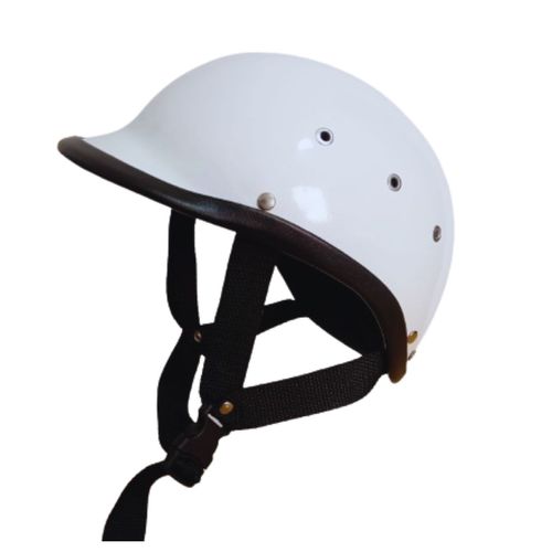 Casco de moto Tipo policia Chavito en Blanco