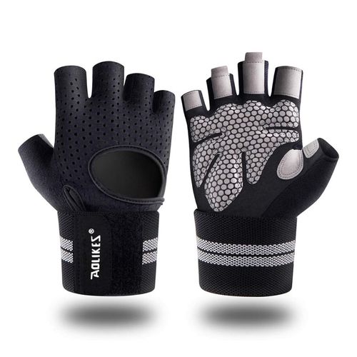 Guantes Deportivos AOLIKES A-113 Gym Levantamiento Pesas