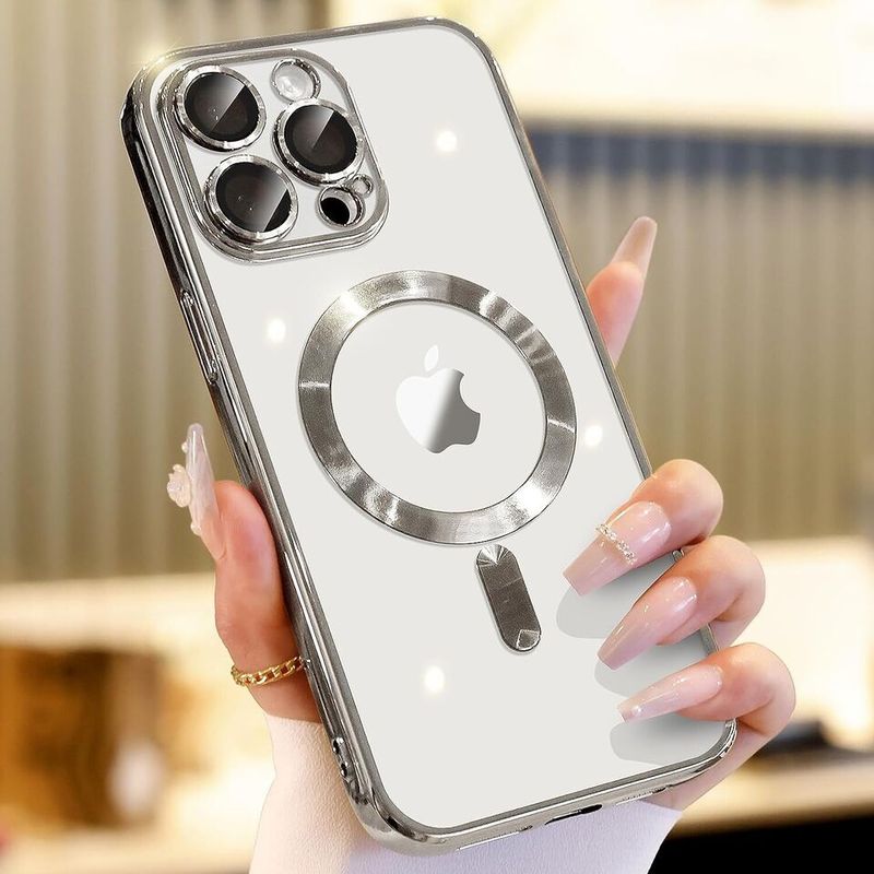 Case-de-lujo-para-iPhone-15-Pro-compatible-con-MagSafe-Plateado-
