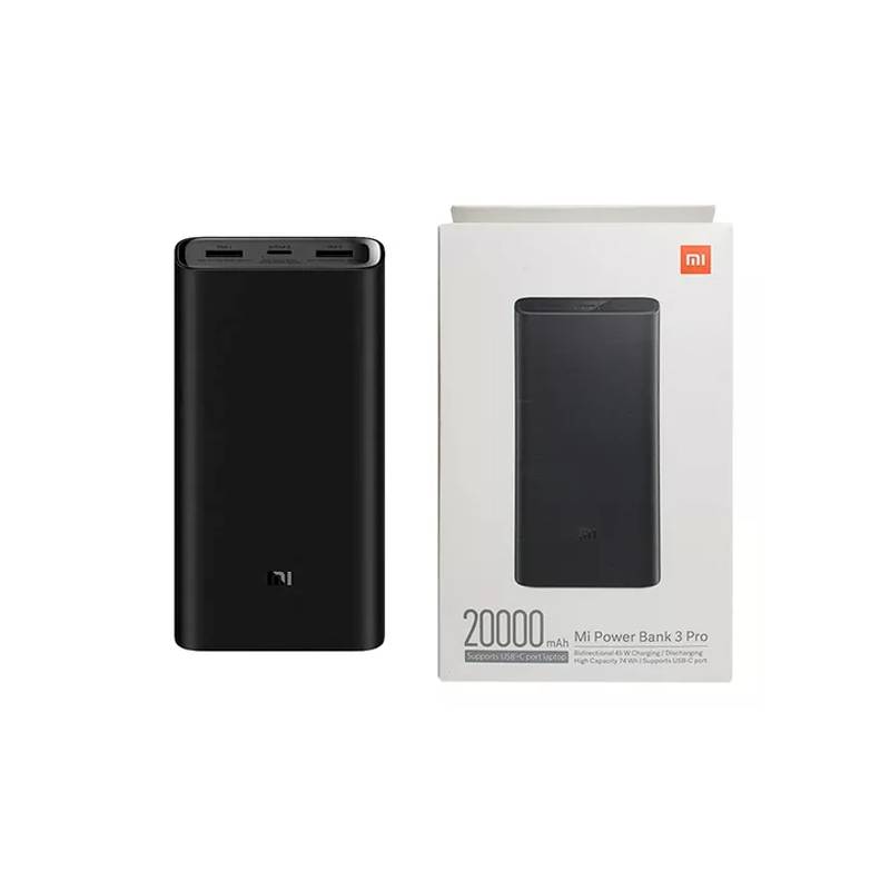 XIAOMI-POWER-BANK-20000-5OW-PARA-LAPTOPS-NEGRO