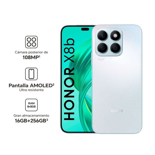 Celular Honor X8b LILY-L33C 8GB 256GB Titanium Silver