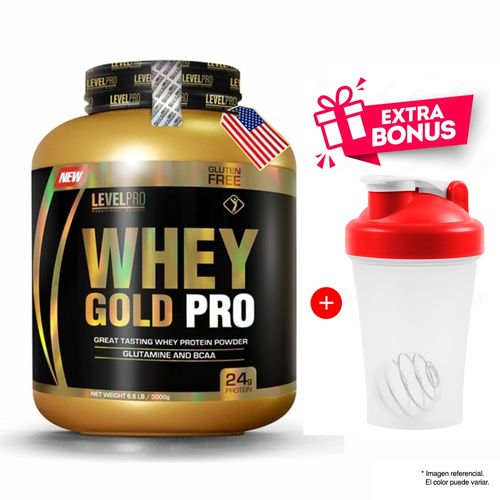 WHEY GOLD PRO 3KG PROTEINA LEVEL PRO CHOCOLATE