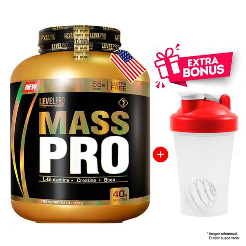 Mass Pro 3Kg / 3 Kilos Level Pro Vainilla