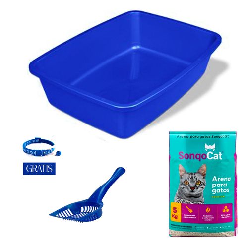 Arenero para Gatos Arena 5Kg Pala Azul - copy