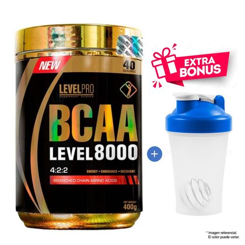 Aminoácidos Bcaa Level 8000 400Gr Orange