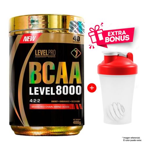Aminoácidos Bcaa Level 8000 400Gr Fruit Punch