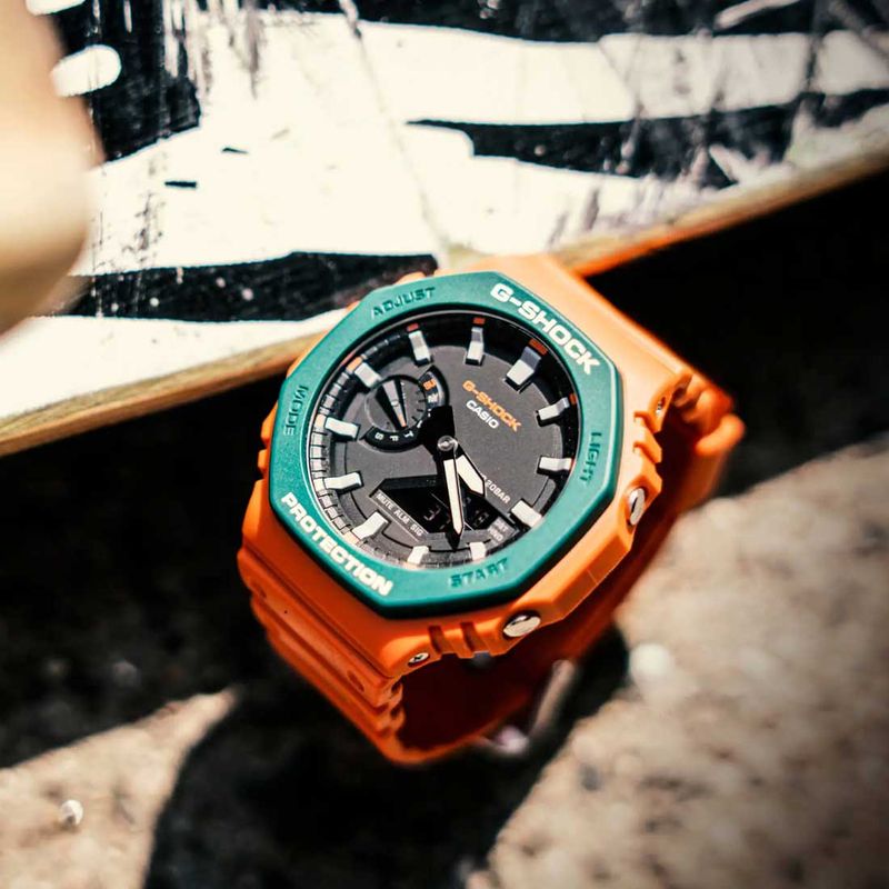Reloj-G-Shock-Resina-Verde-con-Negro-y-Naranja-GA-2110SC-4A-G-SK-95