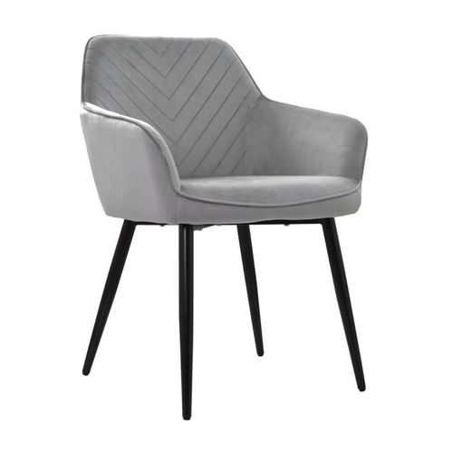 Silla diseño Milei Tela Gris Bonno