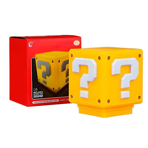 Lampara Super Mario Bros - Mini Question Block S