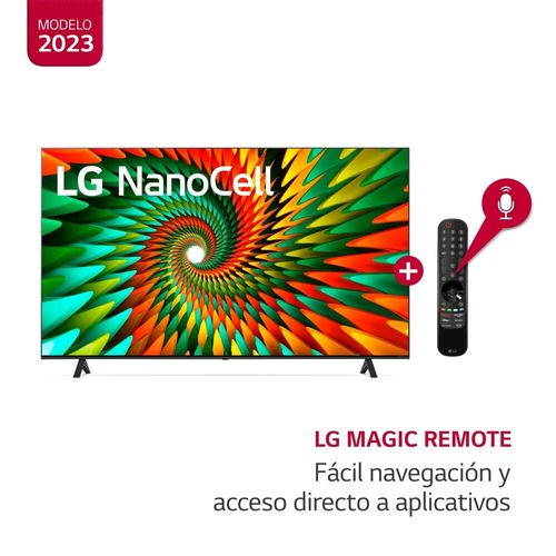 TELEVISOR LG NANOCELL 4K 75" SMART TV CON THINQ AI 75NANO77SRA (2023)