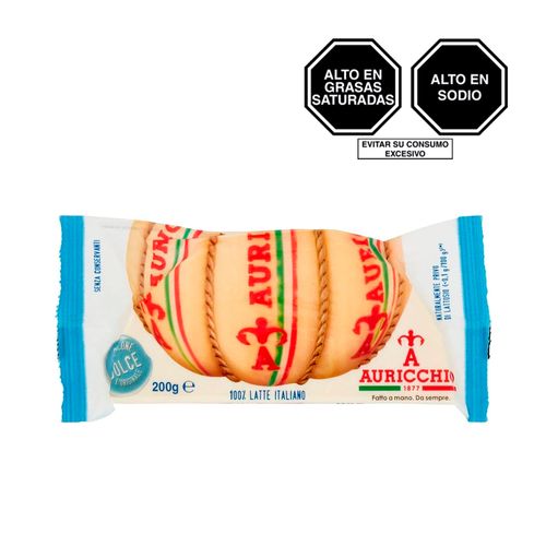 Queso Provolone Dulce Media Luna AURICCHIO Paquete 200g