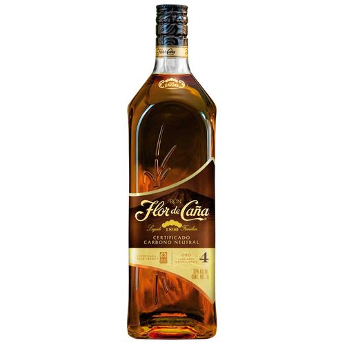 Ron FLOR DE CAÑA 4 Años Botella 1L