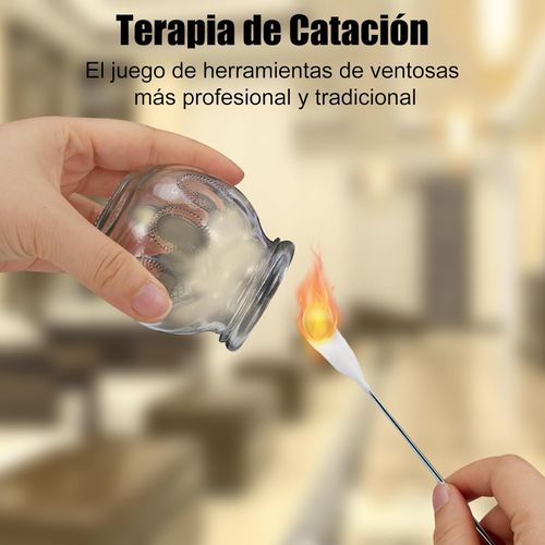 Kit de 14 Ventosas de Vidrio para Terapia