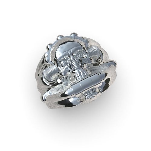 Anillo Skull Punk