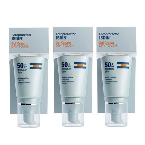 Trio Fotoprotector ISDIN Gel Cream Dry Touch