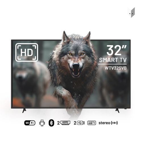 Wolff - Smart TV 32'' HD Android 11.0 WIFI Bluetooth WTV32SVB