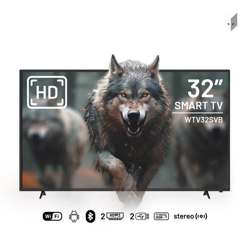 Wolff---Smart-TV-32---HD-Android-110-WIFI-Bluetooth-WTV32SVB
