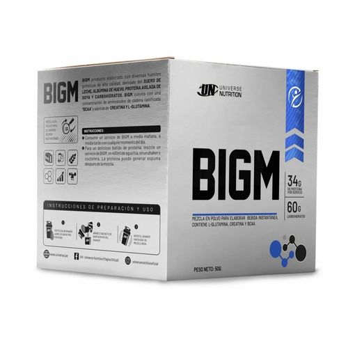 Proteína Universe Nutrition Bigm Vainilla Caja 10 Unidades