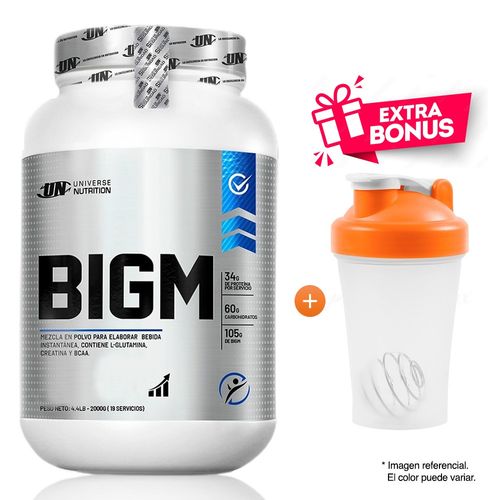 Ganador de peso Universe Nutrition Bigm 2 kg Cookies & Cream + Shaker