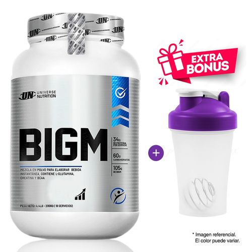 BIGM CONSTRUCTOR MUSCULAR 2KG COOKIES AND CREAM + SHAKER