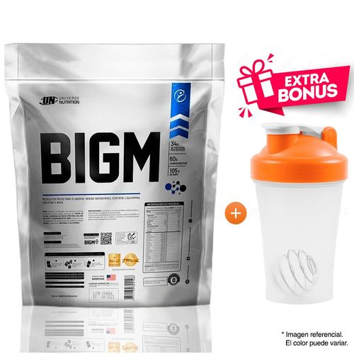 Ganador de peso Universe Nutrition Bigm 3kg Cookies and Cream + Shaker