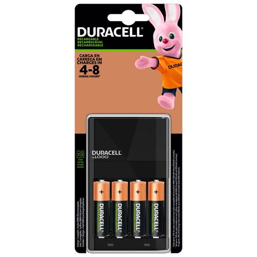 Pilas Recargables Duracell De 2500 Mah + Cargador