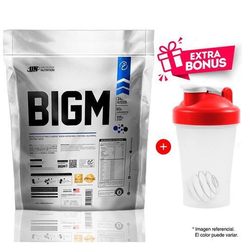 GANADOR DE MASA BIGM 5KG VAINILLA MÁS OBSEQUIO