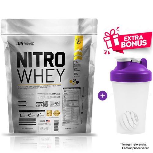 Proteína Universe Nutrition Nitro Whey 3 Kg Chocolate